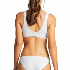 Swimsuits Vitamin A EcoRib Luciana Full Coverage Bottom In White