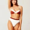 L*Space Bikinis L Space Missy Bikini Top In CTP