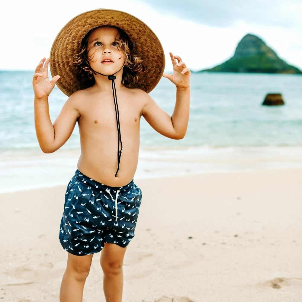 Mens Bermies Kids Swim Trunk In Sharks 3 Mens Bermies Kids Swim Trunk In Sharks