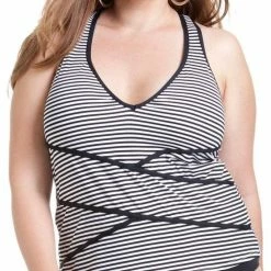 Anne Cole Plus Size Swim Bottom In Black