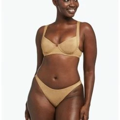 Vitamin A California High Leg Bottom In Golden Glow Metallic Swimsuits 7 Vitamin A California High Leg Bottom In Golden Glow Metallic Swimsuits