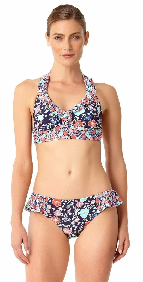 Anne Cole Lazy Daisy Side Flounce Bikini Bottom 4 Anne Cole Lazy Daisy Side Flounce Bikini Bottom