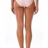 Anne Cole Studio Full Bikini Bottom In Pink Stripe