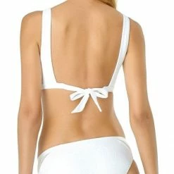 Bikinis Anne Cole In First Lace Solid Crochet Bralette Bikini Top