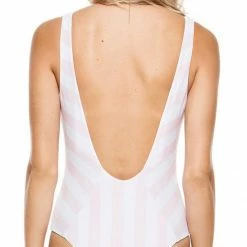 Tori Praver Genevie One Piece Swimsuit 1S18SOGESS-WHT