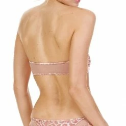 Tori Praver Royale Bandeau Bikini Top In Soleil Leopard