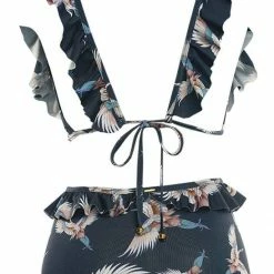 One Piece Swimsuits Boamar Dominic One Piece In Navy Blue Floral FPC007-BLFL