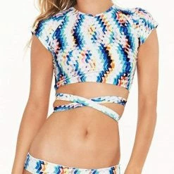 L Space Bowie Wrap Top DDBWR17-MUL 7 L Space Bowie Wrap Top DDBWR17-MUL