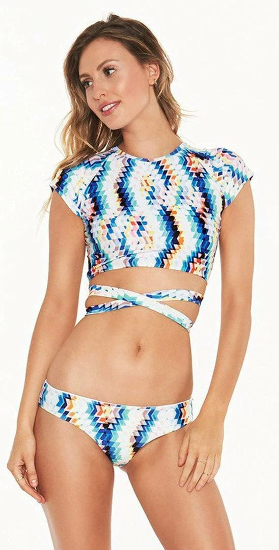 L Space Bowie Wrap Top DDBWR17-MUL 5 L Space Bowie Wrap Top DDBWR17-MUL