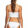 Swimsuits Vitamin A Luciana Full Cut Bikini Bottom In White EcoTex