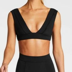 Vitamin A Elena Bikini Bottom In Black Swimsuits