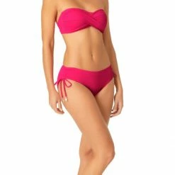 Anne Cole Live In Color Twist Bandeau Bikini Top Bikinis