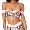 Anne Cole Studio Bondi Floral Off The Shoulder Bikini Top Bikinis