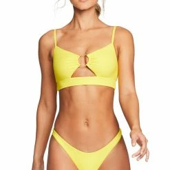 Swimsuits Vitamin A EcoRib Kara Ring Bikini Top