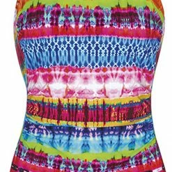 One Piece Swimsuits Sunflair Wild World Mastectomy Scoop Neck One Piece Swimsuit