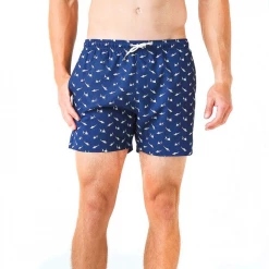 Bermies Mens Swim Trunk In Sharks