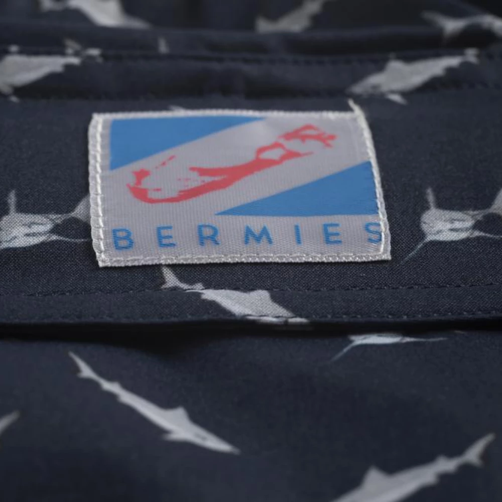 Bermies Mens Swim Trunk In Sharks 7 Bermies Mens Swim Trunk In Sharks