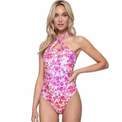 PQ Swim Azalea Multi Tie One Piece One Piece Swimsuits