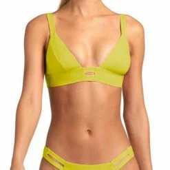 Vitamin A Neutra Bralette In Citron Refresh 40T CTR