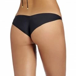 Vitamin A EcoLux Samba Bikini Bottom In Black