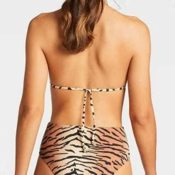 Swimsuits Vitamin A EcoLux Barcelona High Waist Bikini Bottom In Ziva