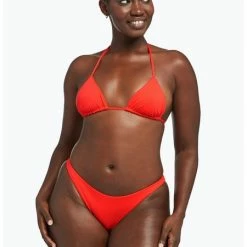 Swimsuits Vitamin A Gia Triangle Top In Poppy Ecolux