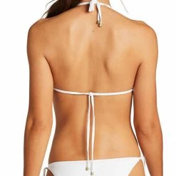 Vitamin A Elle EcoLux Tie Side Bottom In White