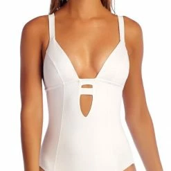 Vitamin A EcoLux Neutra One Piece In White 50M ECW Swimsuits