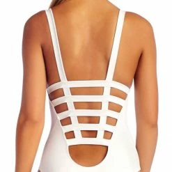 Vitamin A EcoLux Neutra One Piece In White 50M ECW Swimsuits