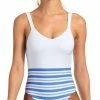 Vitamin A Leah One Piece Swimsuit In Regatta Stripe Swimsuits