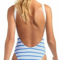 Vitamin A Leah One Piece Swimsuit In Regatta Stripe Swimsuits