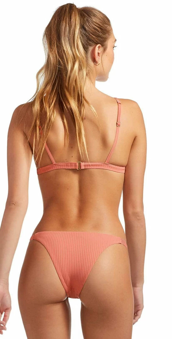 Swimsuits Vitamin A EcoRib Carmen Bikini Bottom In Soft Coral 3 Swimsuits Vitamin A EcoRib Carmen Bikini Bottom In Soft Coral