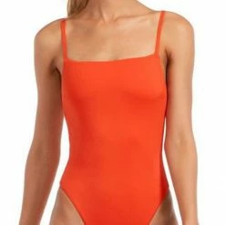 Swimsuits Vitamin A EcoLux Edie One Piece Swimsuit In Papavero