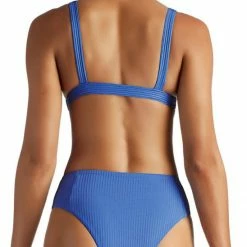 Vitamin A EcoRib Neutra Triangle Bikini Top In Beach Blue