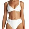 Vitamin A Neutra EcoRib Triangle Bikini Top In White