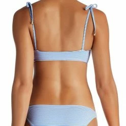 Vitamin A Luciana Bikini Bottom In Hamptons Stripe