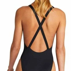 Vitamin A EcoLux Alana Full Coverage One Piece Swimsuit In Black Swimsuits