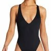 Swimsuits Vitamin A EcoLux Alana One Piece Swimsuit In Black