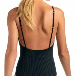 Vitamin A EcoRib Alma One Piece Swimsuit In Black