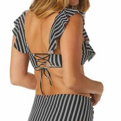 Raisins Del Mar Stripe Shayla High Waist Bikini Bottom