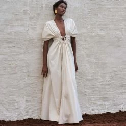Andrea Iyamah Dresses XENA VANILLA MAXI DRESS