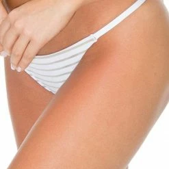 Aerin Rose Anza Stripe Mercury Bottom B490-ASWO