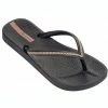 Ipanema Ana Metallic II Kids Flip Flop In Black 2 Ipanema Ana Metallic II Kids Flip Flop In Black