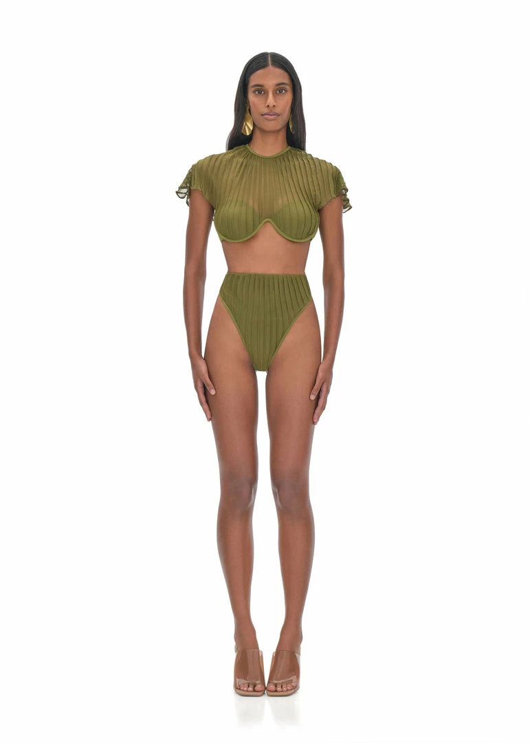 Andrea Iyamah GARA GREEN HIGH RISE BIKINI Bikinis 4 Andrea Iyamah GARA GREEN HIGH RISE BIKINI Bikinis