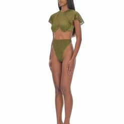 Andrea Iyamah GARA GREEN HIGH RISE BIKINI Bikinis 11 Andrea Iyamah GARA GREEN HIGH RISE BIKINI Bikinis