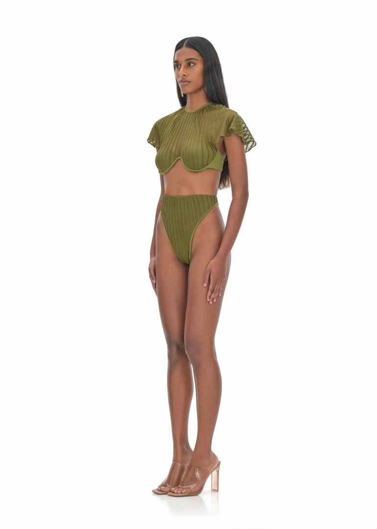 Andrea Iyamah GARA GREEN HIGH RISE BIKINI Bikinis 5 Andrea Iyamah GARA GREEN HIGH RISE BIKINI Bikinis