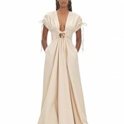 Andrea Iyamah Dresses XENA VANILLA MAXI DRESS