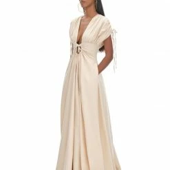 Andrea Iyamah Dresses XENA VANILLA MAXI DRESS