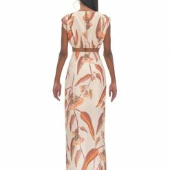 Andrea Iyamah HALIMA EUCALYPTUS WRAP SKIRT Lounge Wear