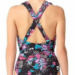 Anne Cole Wild Flower That's A Wrap Plunge One Piece Swimsuit One Piece Swimsuits